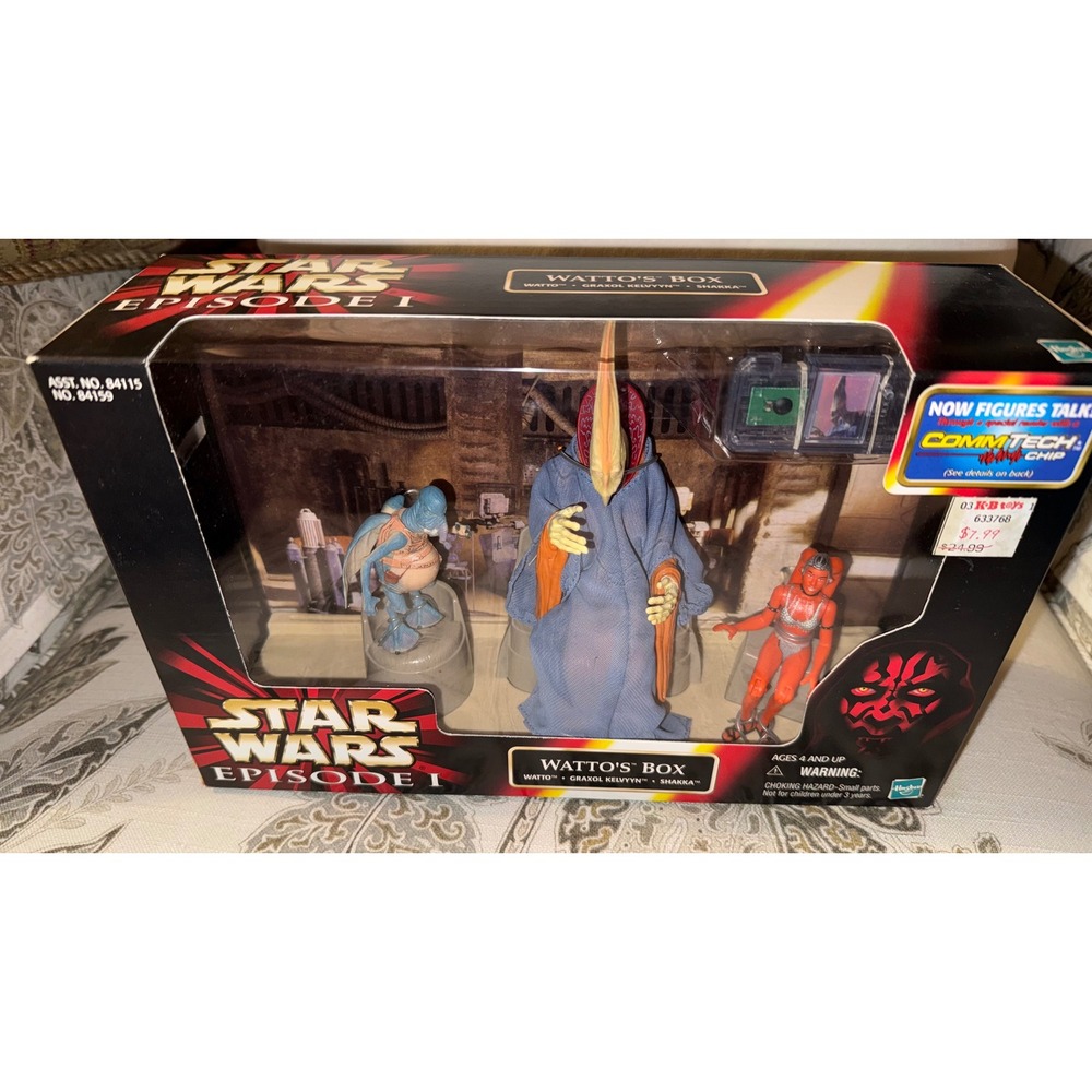 Star Wars Episode I Watto's Box Cinema Scene Watto Graxol Shakka Figures 84159